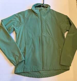 Black Diamond Women's 284660 Softshell Fleece Lined Jacket Green Size S